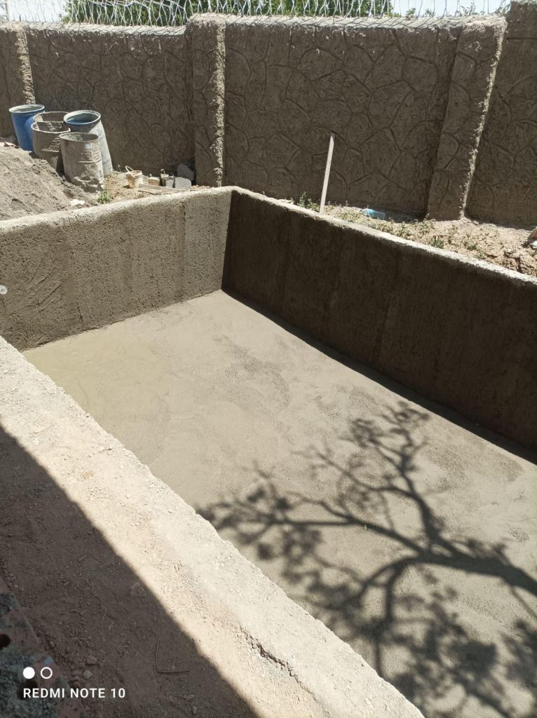 سیمان کاری کاشیکاری بنای محدوده صوفیان