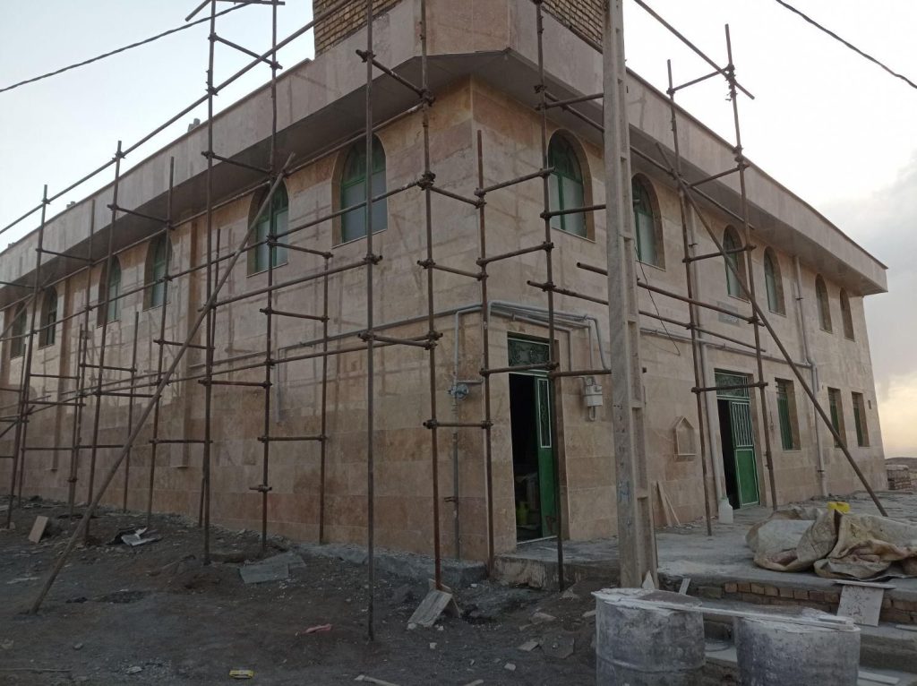 سنگ کاری نمای رومی کاشی کاری