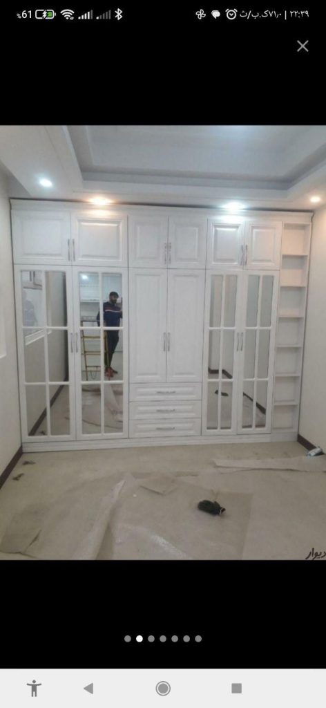 خدمات نجاری کابینت کمددیواری و خورده کاری درمنزل