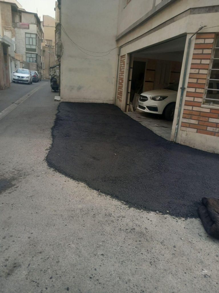 ایزوگام قیرگونی آسفالت حتی یک دومتر