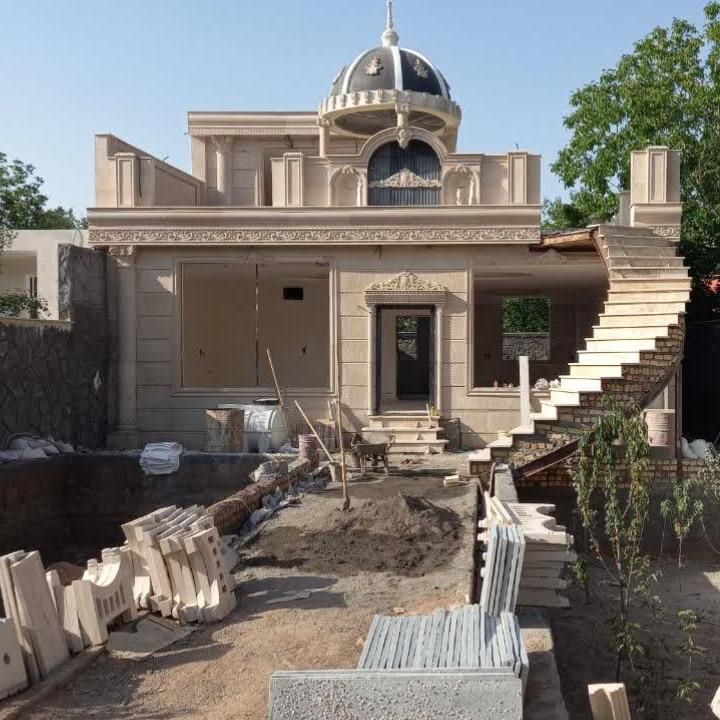 سنگ نما رومی پلیمری سنگ صنعتی