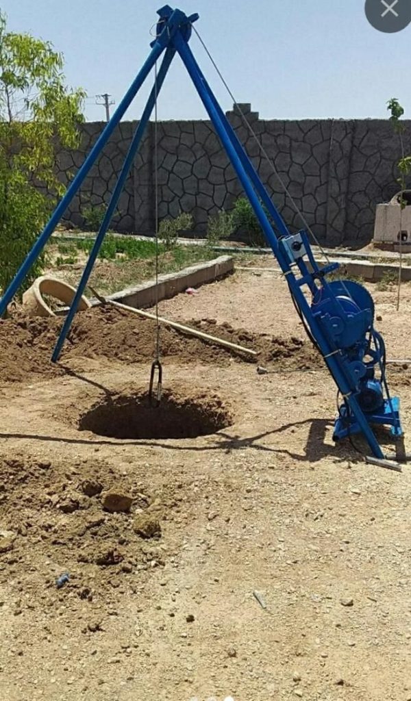 حفاری چاه دستی…