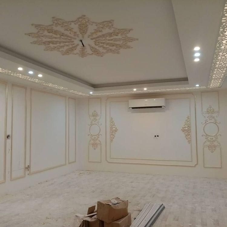 نقاشی رنگ امیز ساختمان طراح داخل بیرون *منصف*