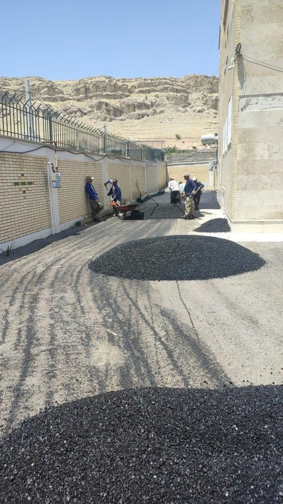 آسفالت و زیر سازی با اکیپ دستی