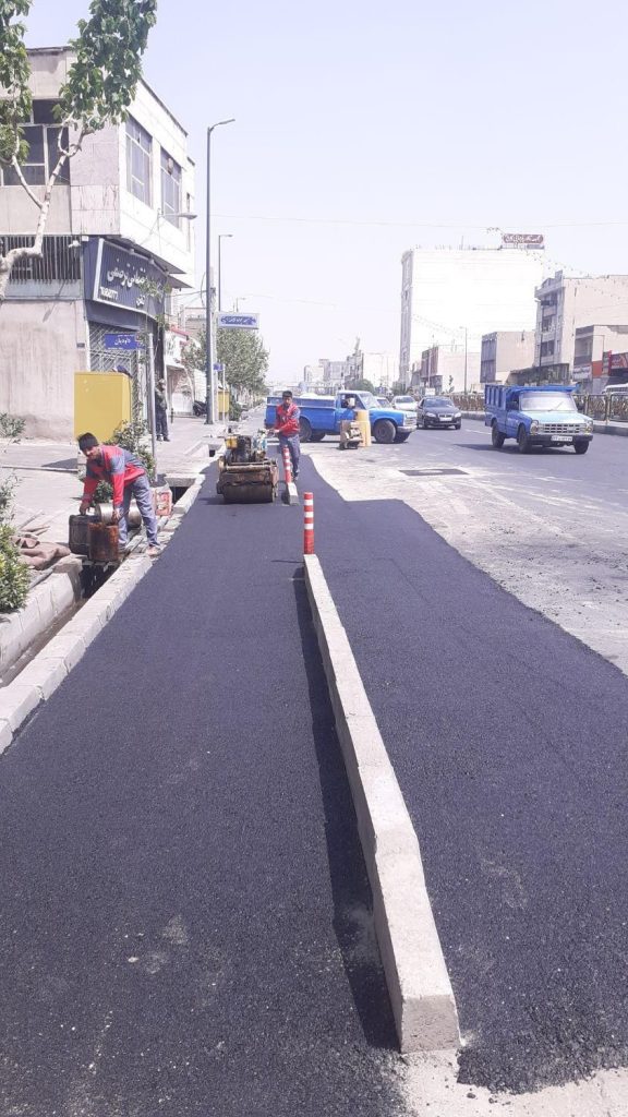 خدمات اسفالت ایزوگام جدول