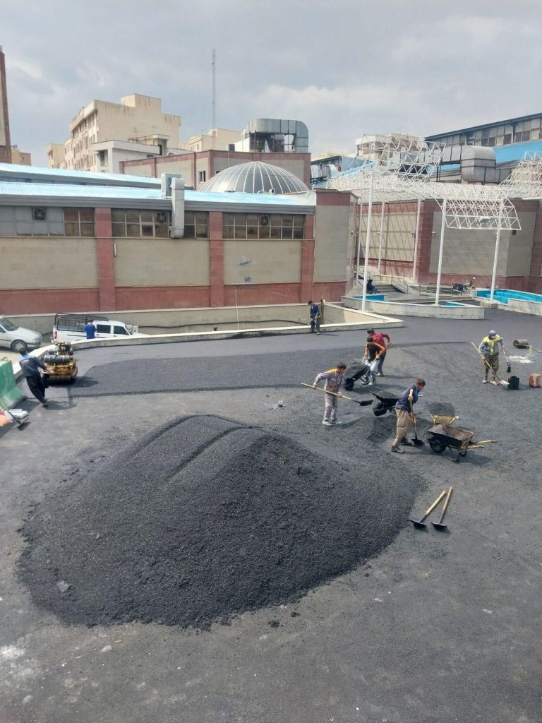 اسفالت قیروگونی ایزوگام و تخریب برش اسفالت تراشه