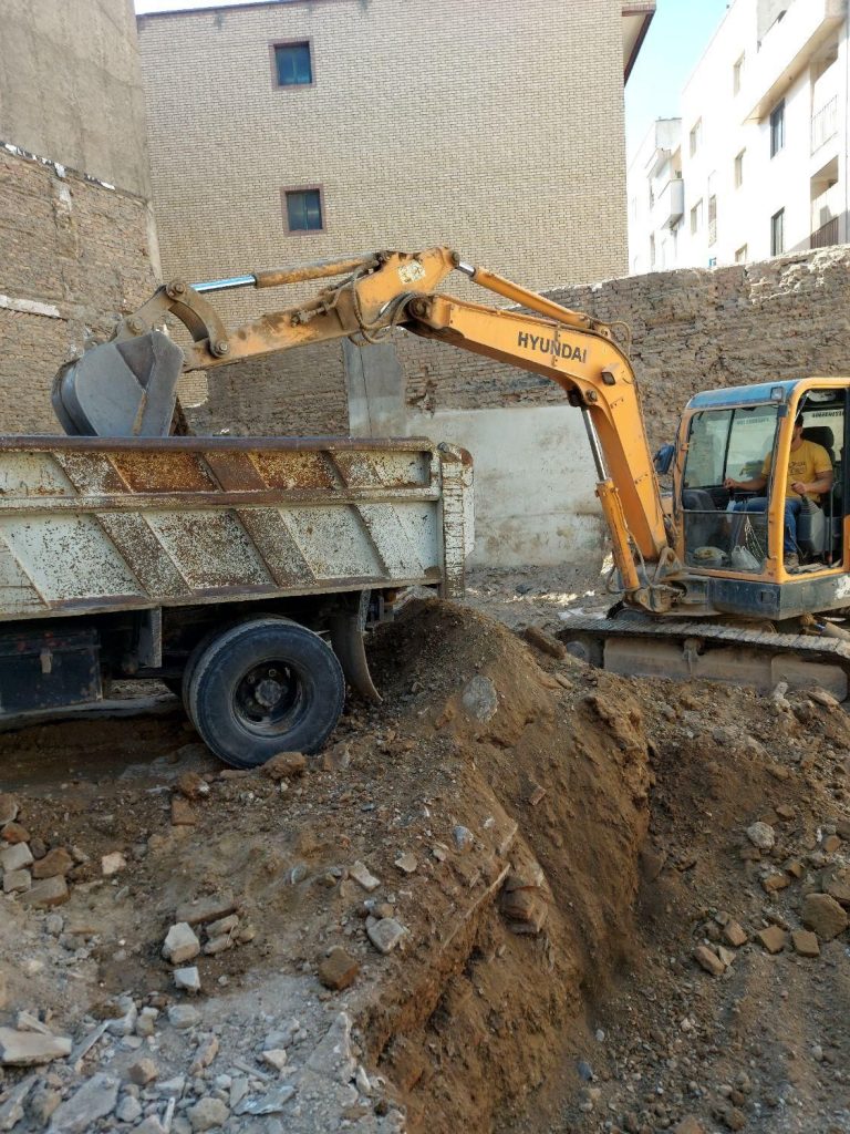 حمل نخاله خاک اجاره بابکت تهیه مصالح ساختمانی