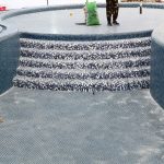 کاشی کاری و آبندی استخر جکوزی