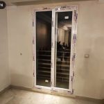 درب و پنجره دوجداره upvc،توری پلیسه و نصب جلو بالکن