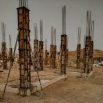 آرماتوربندی اسکلت فلزی پی سوله آلماتور استخر