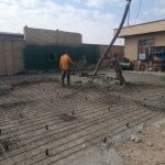 بتن ریزی با ماله پروانه ای
