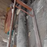 درب چوبی با فرم در حد نو