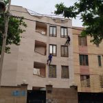 پیچ و رول پلاک نما رنگ و.. نما بدون داربست