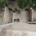 پیچ و رول پلاک نما و رنگ بدون نیاز به داربست با طناب