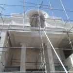 سنگ کار نما و پله