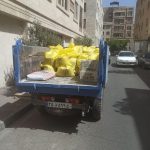 حمل نخاله و پخش مصالح با نیسان سریع و مطمئن