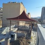 روف گاردن.شیروانی.پلی کربات.اردواز .الاچیق.ساندویچ پنل.دامپا.نرده.نبشی کشی.سوله.کانکس.حفاظو…