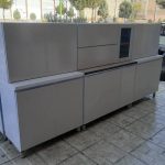 کابینت آماده و سفارشی بدنه فلز و چوب