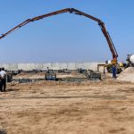 اجرای شناژ کف ستون و تیرچه