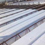 اجرای شناژ کف ستون و تیرچه