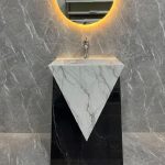 اجرای روشویی سرامیکی و سنگی