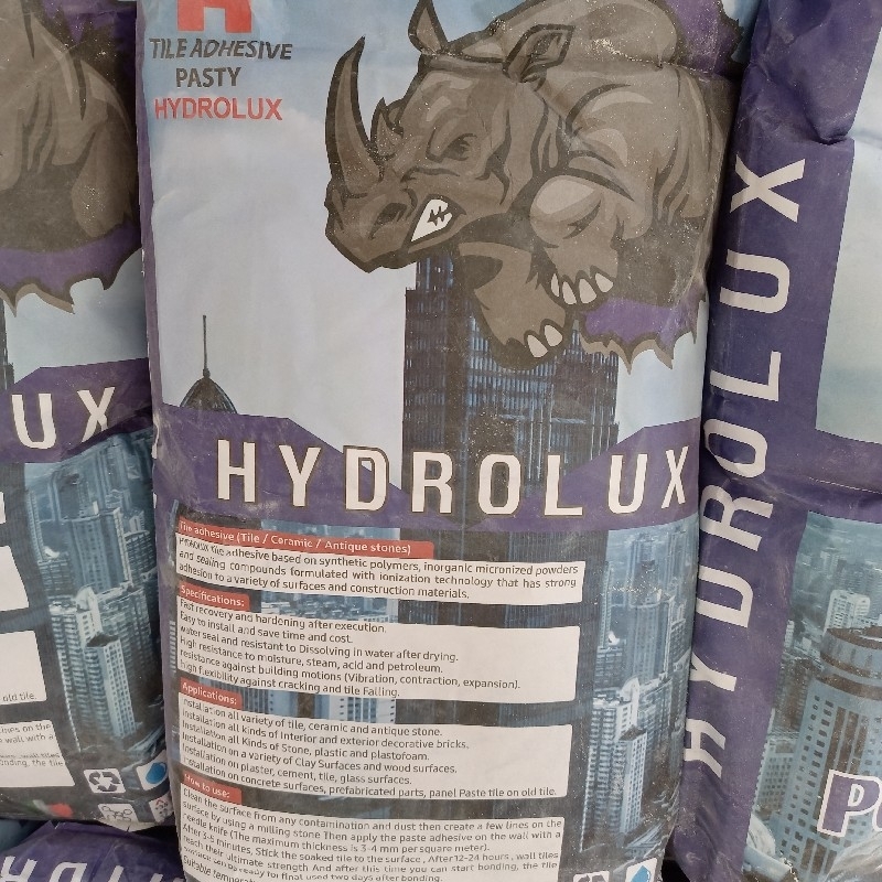 چسب کاشی پودری برند هیدرولوکس صادراتی