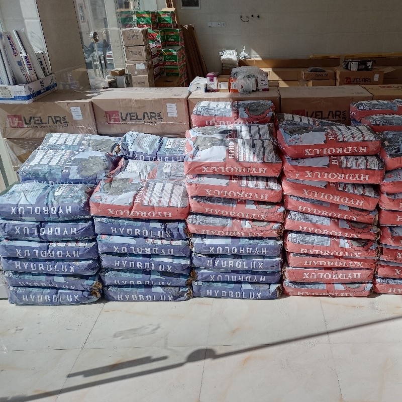 چسب کاشی پودری برند هیدرولوکس صادراتی