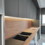 دکوراسیون داخلی چوب طلایی