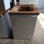 کابینت پیش ساخته فلزی در چوب آماده زیر سینک