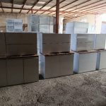 کابینت پیش ساخته فلزی در چوب آماده زیر سینک