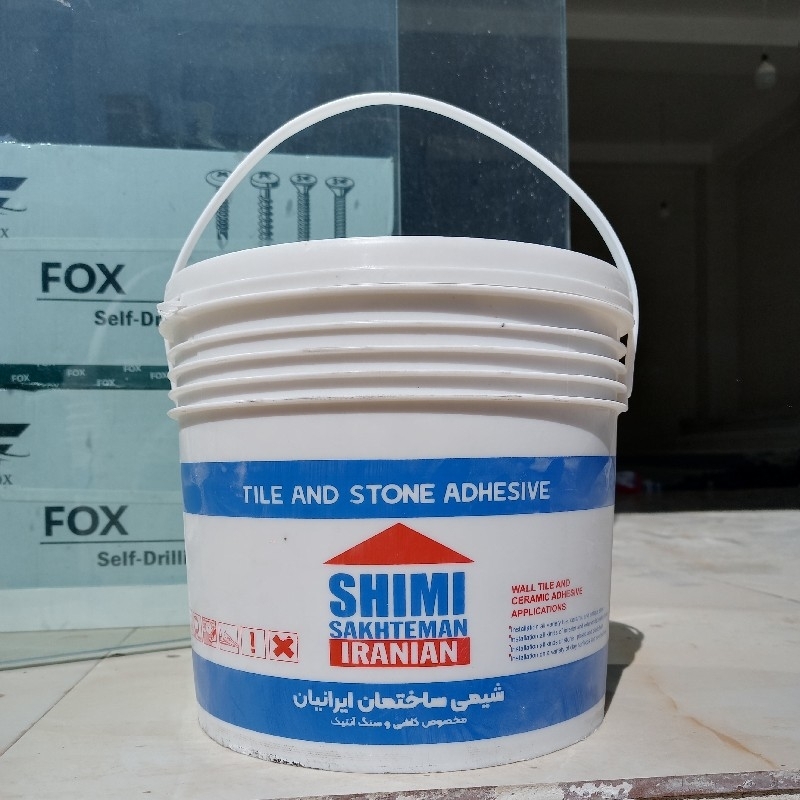 چسب کاشی خمیری برند شیمی ساختمان
