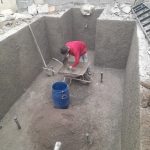 اجرای صفر تاصداستخر (سیمانکاری واببندی وکاشیکاری)