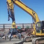 اجاره بیل مکانیکی بهمراه چنگ و مگنت دربندرعباس