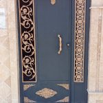 نقاشی درب  و پنجره و ساختمان