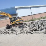 تخریب دیوار کف ساختمان