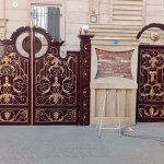 نقاشی درب  و پنجره و ساختمان