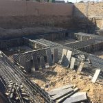 آرماتوربندی استخر اسکلت فلزی فونداسیون سوله