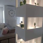 سقف کاذب کناف و لاین نوری بدون واسطه