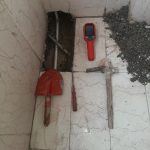لوله کشی . نشتی یابی با دستگاه تصویری .بنایی . رفع نم