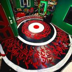 دیوارنگاری گرافیتی نقاشی ساختمان کالیگرافی