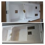 سینک گرانیتی ،استیل ،هود و گاز و شیرآلات