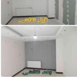 نقاشی ساختمان زیر سازی کاغذ دیواری